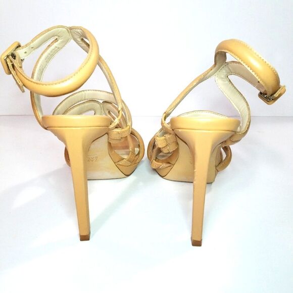 ZARA Basic Nude Strappy Stiletto High Heel Size 36 - Picture 5 of 8